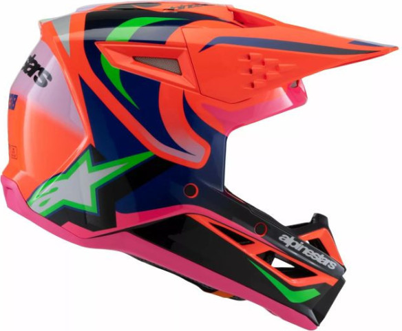 Casca Moto MX/Enduro Copii Supertech M3 Youth Deegan Orange/Pink/Purple 24