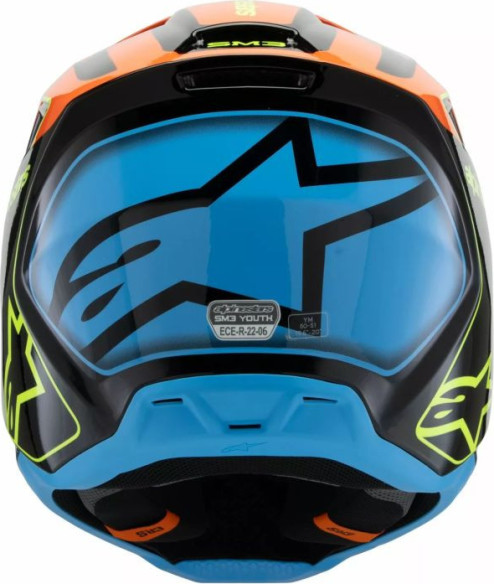 Casca Moto MX/Enduro Copii Supertech M3 Youth Fray Black/Blue/Orange/Yellow 24