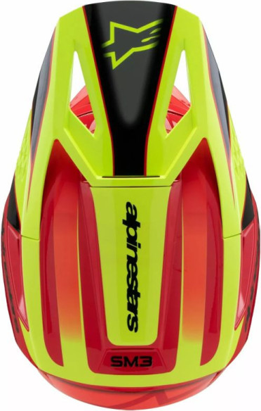 Casca Moto MX/Enduro Copii Supertech M3 Youth Fray Red/Black/Yellow 24