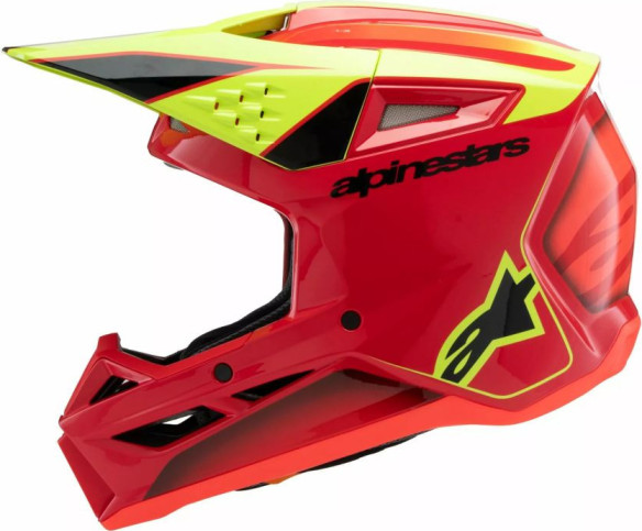 Casca Moto MX/Enduro Copii Supertech M3 Youth Fray Red/Black/Yellow 24