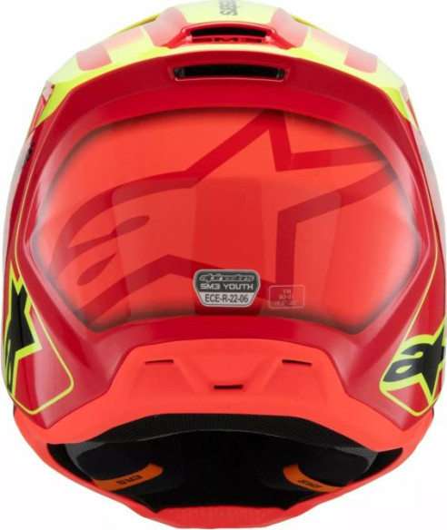 Casca Moto MX/Enduro Copii Supertech M3 Youth Fray Red/Black/Yellow 24