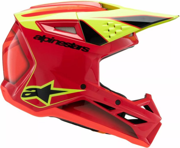 Casca Moto MX/Enduro Copii Supertech M3 Youth Fray Red/Black/Yellow 24