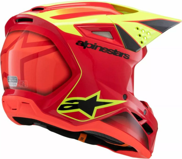 Casca Moto MX/Enduro Copii Supertech M3 Youth Fray Red/Black/Yellow 24