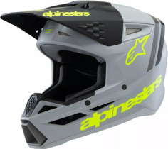 Casca Moto MX/Enduro Copii Supertech M3 Youth Radium Grey/Black/Yellow 24