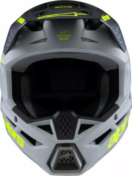 Casca Moto MX/Enduro Copii Supertech M3 Youth Radium Grey/Black/Yellow 24