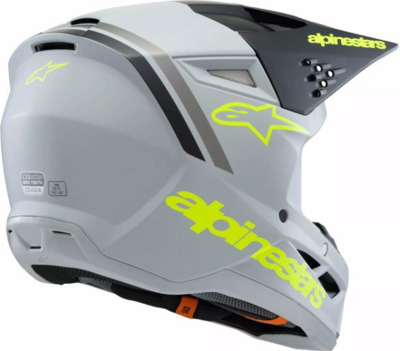 Casca Moto MX/Enduro Copii Supertech M3 Youth Radium Grey/Black/Yellow 24