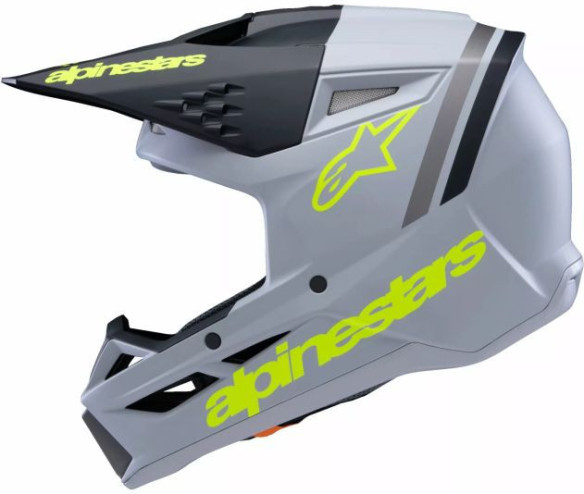 Casca Moto MX/Enduro Copii Supertech M3 Youth Radium Grey/Black/Yellow 24