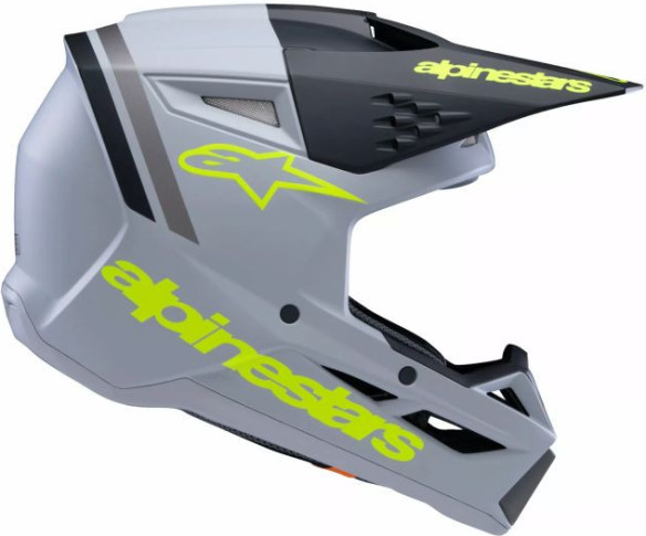 Casca Moto MX/Enduro Copii Supertech M3 Youth Radium Grey/Black/Yellow 24