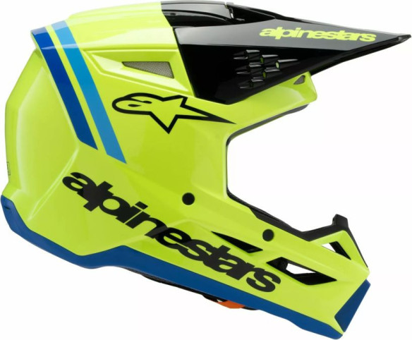 Casca Moto MX/Enduro Copii Supertech M3 Youth Radium Yellow/Black/Blue 24