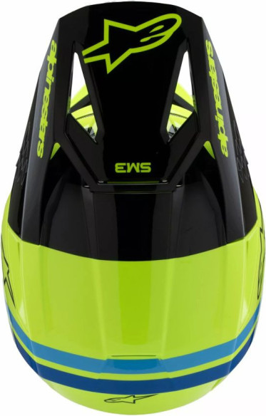 Casca Moto MX/Enduro Copii Supertech M3 Youth Radium Yellow/Black/Blue 24