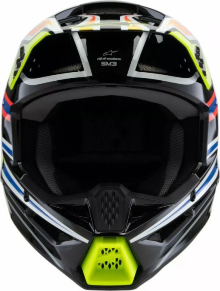 Casca Moto MX/Enduro Copii Supertech M3 Youth Wurx Black/Blue/Yellow 24
