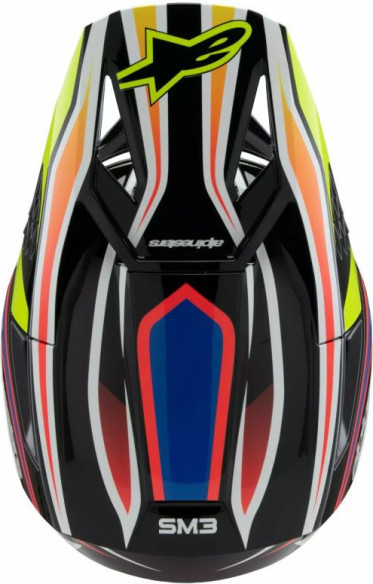 Casca Moto MX/Enduro Copii Supertech M3 Youth Wurx Black/Blue/Yellow 24