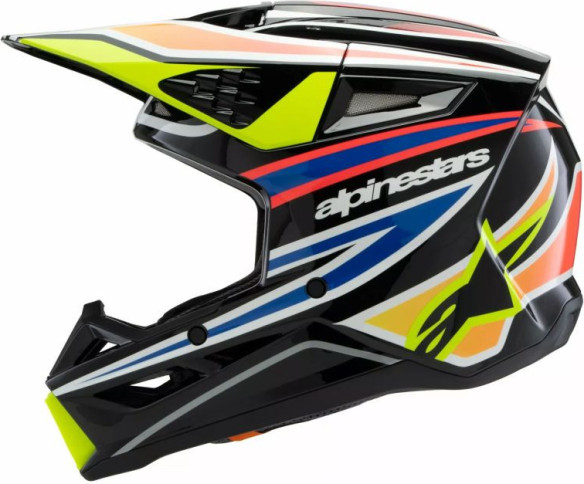 Casca Moto MX/Enduro Copii Supertech M3 Youth Wurx Black/Blue/Yellow 24