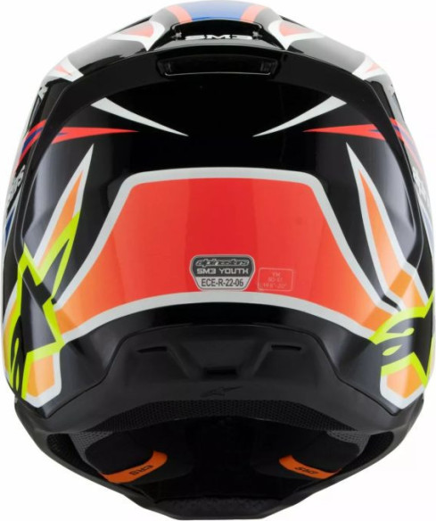Casca Moto MX/Enduro Copii Supertech M3 Youth Wurx Black/Blue/Yellow 24