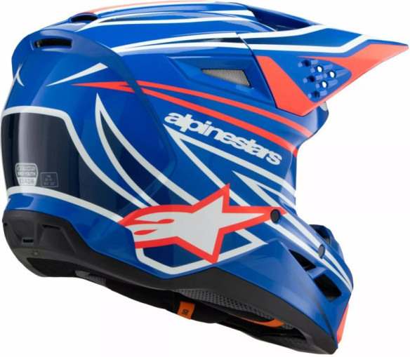 Casca Moto MX/Enduro Copii Supertech M3 Youth Wurx Black/Blue/Red/White 24