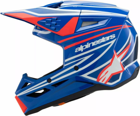 Casca Moto MX/Enduro Copii Supertech M3 Youth Wurx Black/Blue/Red/White 24