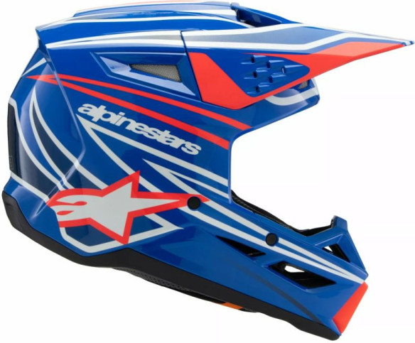 Casca Moto MX/Enduro Copii Supertech M3 Youth Wurx Black/Blue/Red/White 24