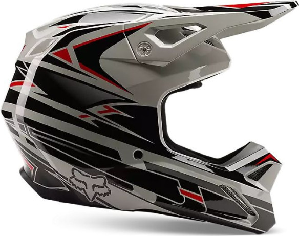 Casca Moto MX/Enduro Copii Youth V1 GOAT Strafer Black/Grey/Red