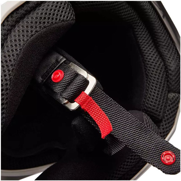 Casca Moto MX/Enduro Copii Youth V1 GOAT Strafer Black/Grey/Red
