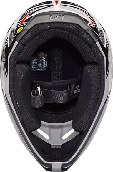 Casca Moto MX/Enduro Copii Youth V1 GOAT Strafer Black/Grey/Red