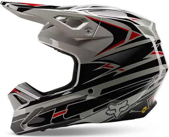Casca Moto MX/Enduro Copii Youth V1 GOAT Strafer Black/Grey/Red