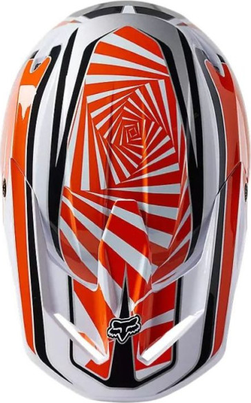 Casca Moto MX/Enduro Copii Youth V1 GOAT DOT/ECE White/Black/Orange