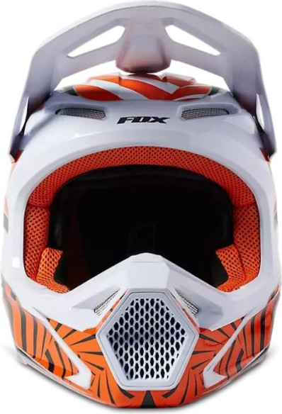 Casca Moto MX/Enduro Copii Youth V1 GOAT DOT/ECE White/Black/Orange