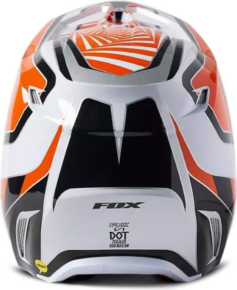 Casca Moto MX/Enduro Copii Youth V1 GOAT DOT/ECE White/Black/Orange