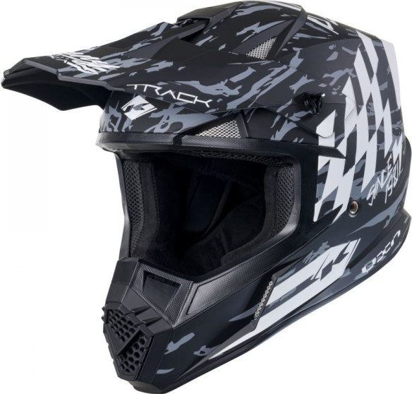 Casca Moto MX/Enduro Copii Track Dirt Black/Grey/White 25