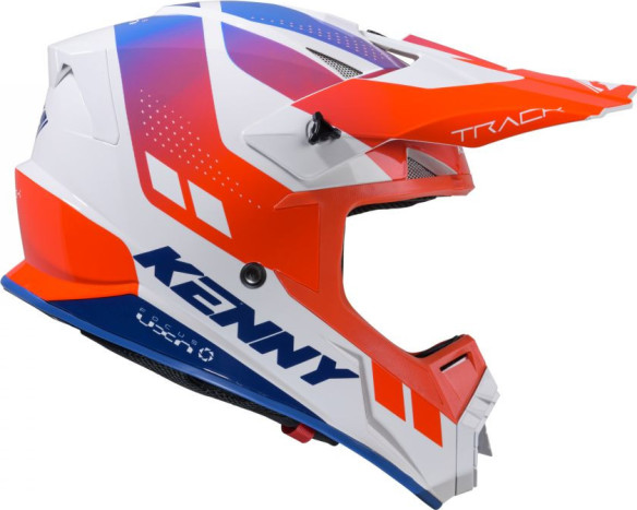Casca Moto MX/Enduro Copii Track Patriot White/Red/Blue 25