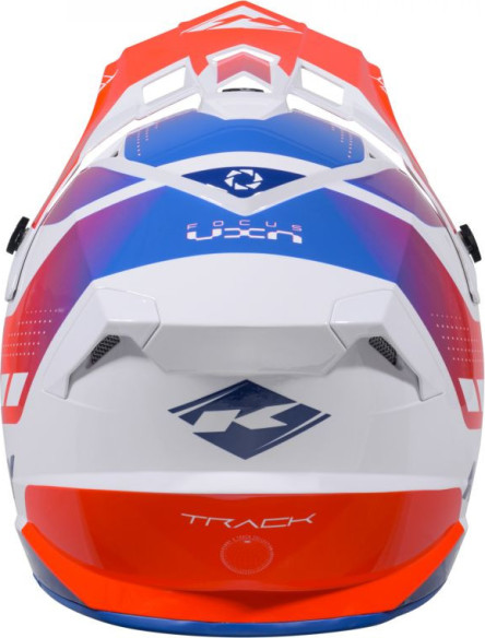 Casca Moto MX/Enduro Copii Track Patriot White/Red/Blue 25