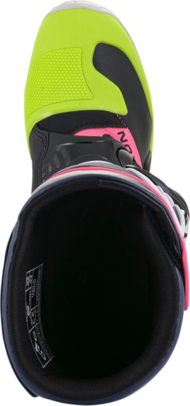 Cizme Enduro Copii/Adolescenti Tech 3S Multicolor/Roz