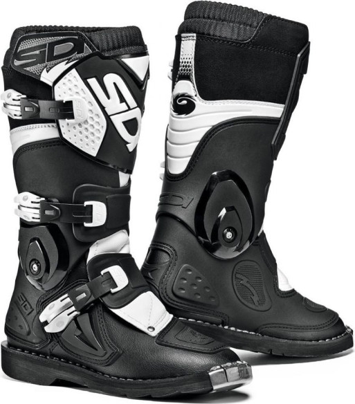 Cizme Enduro Copii Flame Black-White