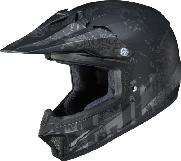 Casca Moto MX Copii CL-XY II Creeper Black