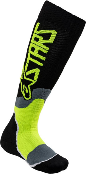 Sosete Enduro Copii Plus 2 Black/Yellow