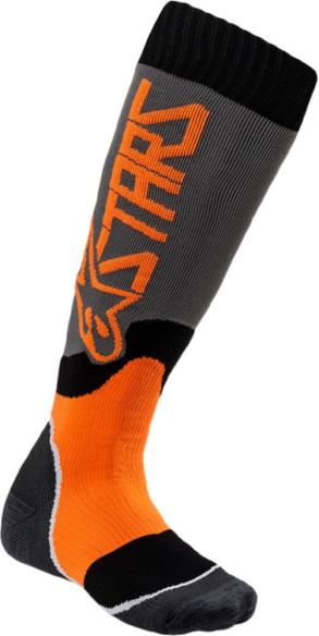 Sosete Enduro Copii Plus 2 Grey/Orange