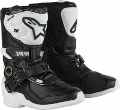 Cizme Moto Enduro/MX Kids Tech 3S White/Black 24