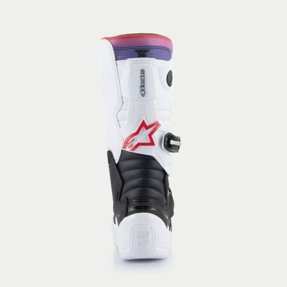 Cizme Moto Enduro/MX Tech 7 S Youth White/Black/Rainbow 24