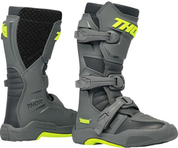 Cizme Moto Mx/Enduro Copii Blitz XR Gray/Charcoal 24