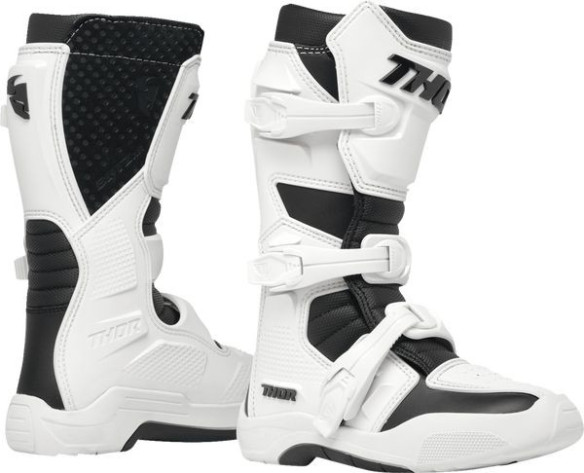 Cizme Moto Mx/Enduro Copii Blitz XR White/Black 24