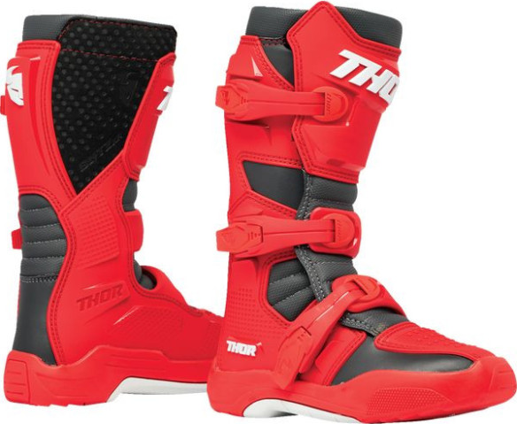 Cizme Moto Mx/Enduro Copii Blitz XR Red/Charcoal 24