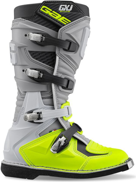 Cizme Moto MX/Enduro Copii GX-J Grey/Yellow Fluo 24