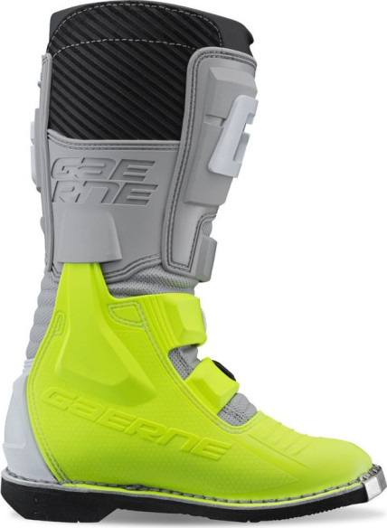 Cizme Moto MX/Enduro Copii GX-J Grey/Yellow Fluo 24