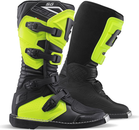 Cizme Moto MX/Enduro Copii SG-J Black/Fluo Yellow