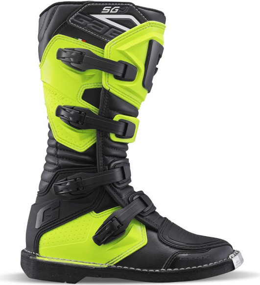 Cizme Moto MX/Enduro Copii SG-J Black/Fluo Yellow