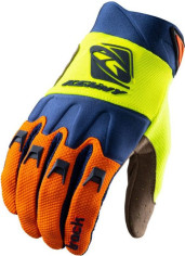 Manusi Enduro Copii Track Orange Navy Neon Yellow