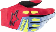 Manusi Moto Enduro/Mx Copii Full Bore Blue/Red/Black 24