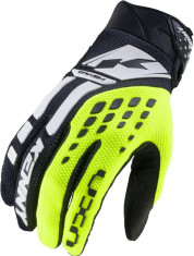 Manusi Moto MX/Enduro Copii Track Black/White/Yellow Fluo 25