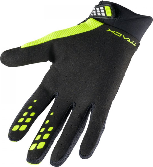 Manusi Moto MX/Enduro Copii Track Black/White/Yellow Fluo 25
