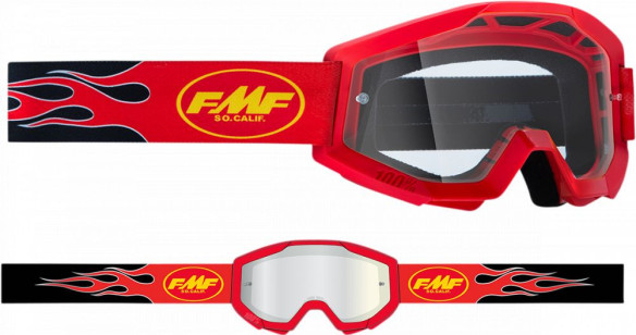 Ochelari Enduro Copii Flame Red Lentila Clara F-50500-101-03